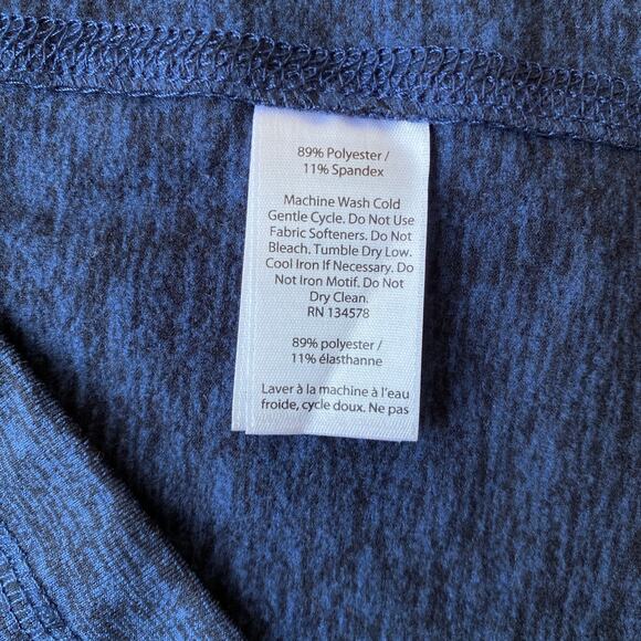 Vineyard Vines Performance Quarter-Zip Hoodie Brushed Fleece Pull Over Blue - Picture 10 of 10